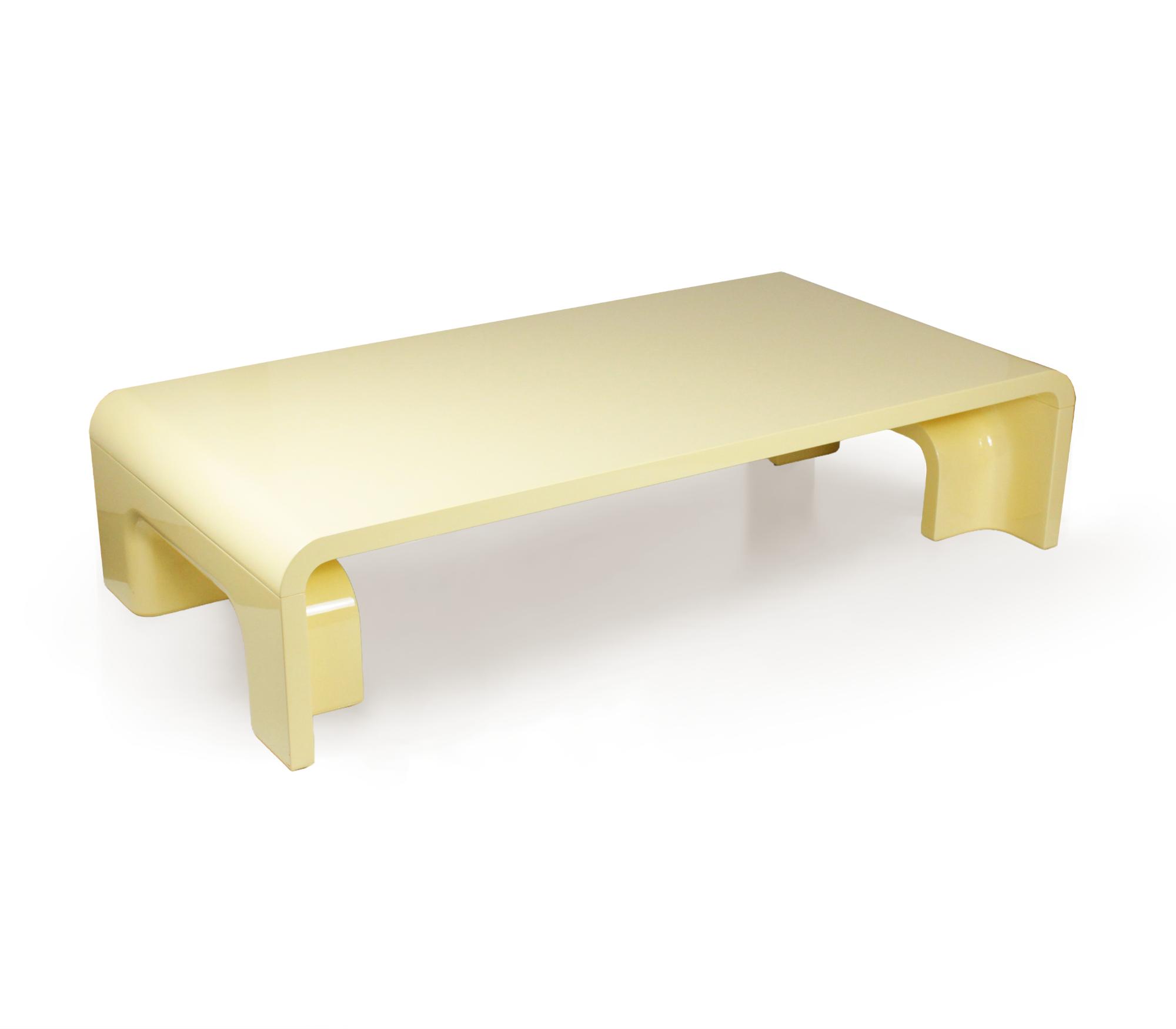 Pliè Yellow Coffee Table