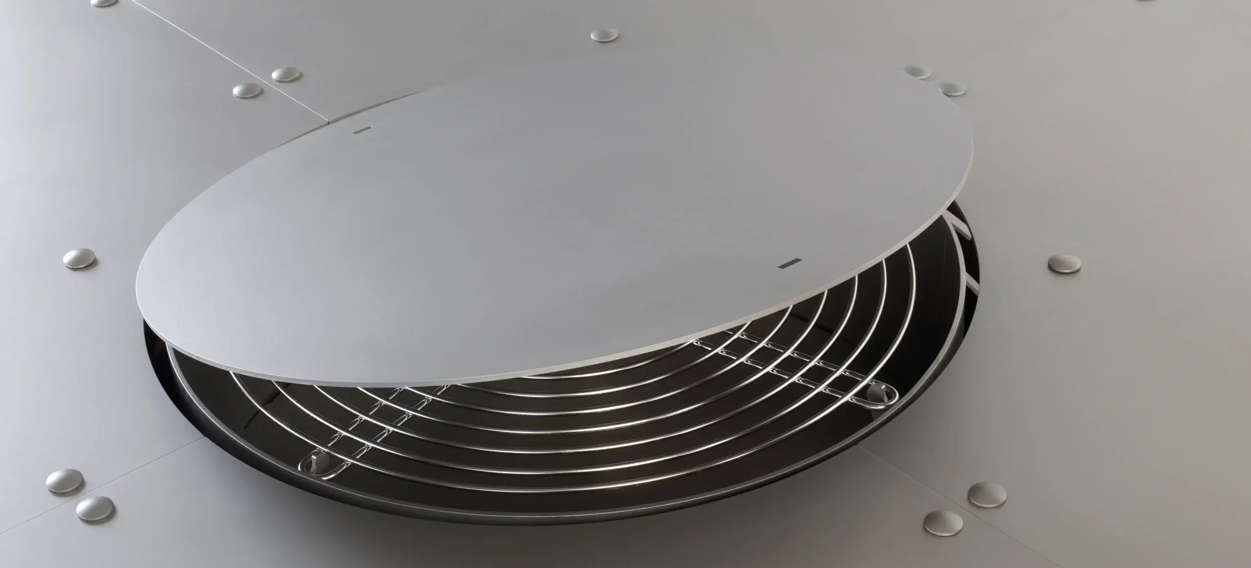 Steel Round Inox Fire Pit
