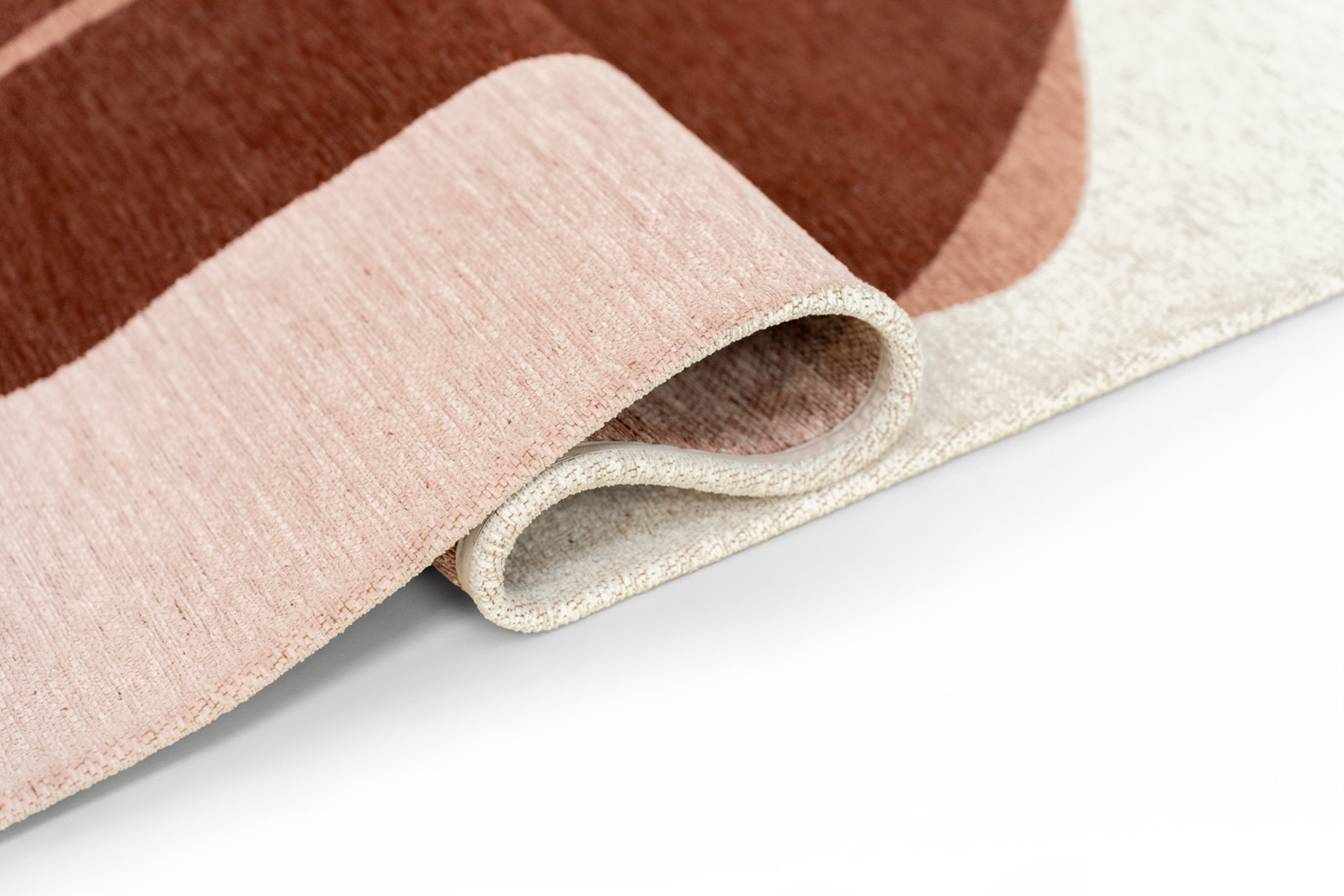 Cherry Mocha Jacquard Wilton Rug