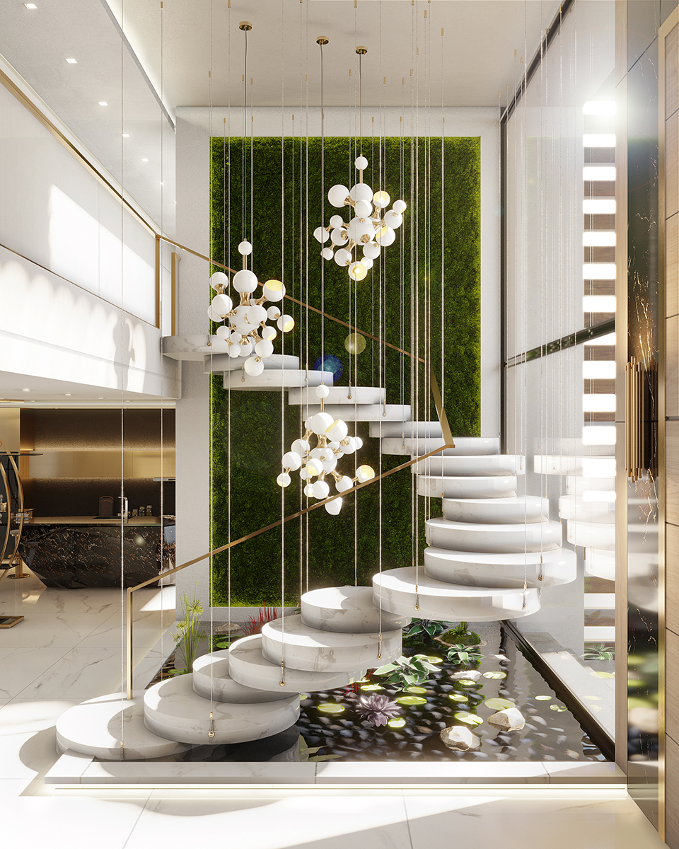 Atomic Glow Suspension Lamp