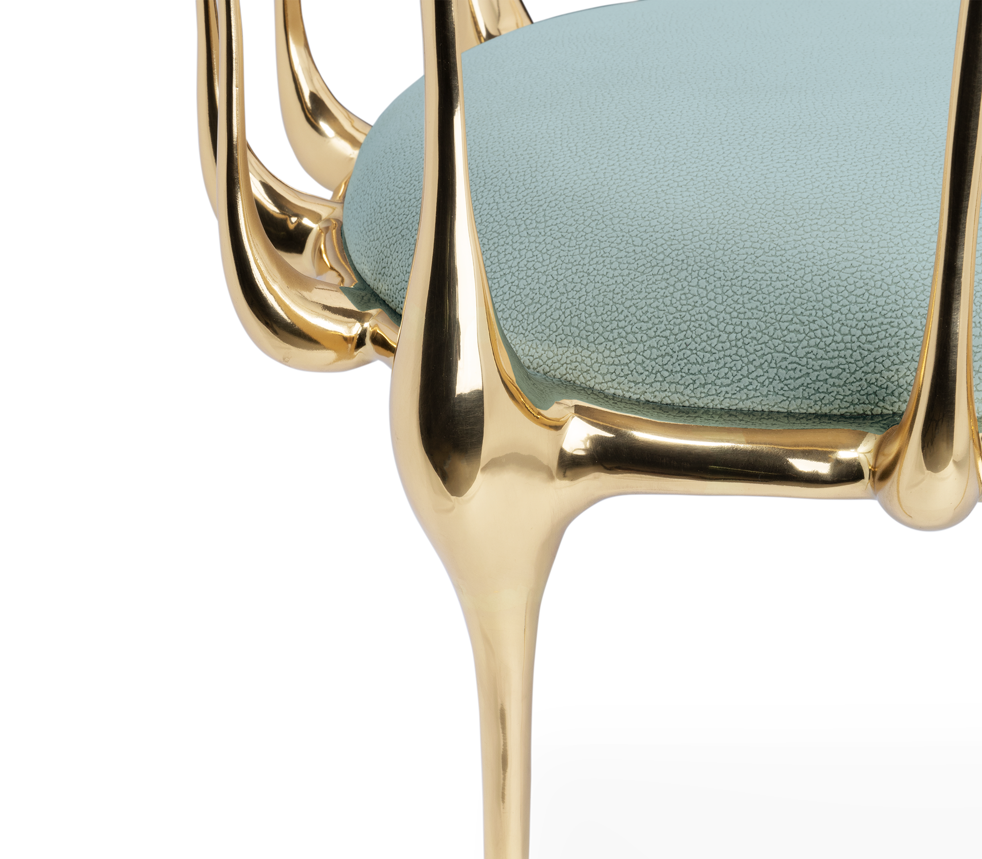 Light Blue Designer Luxe Chair