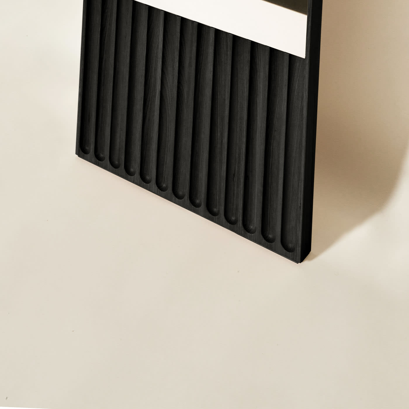 Tutto Sesto Black Italian Crafted Floor Mirror