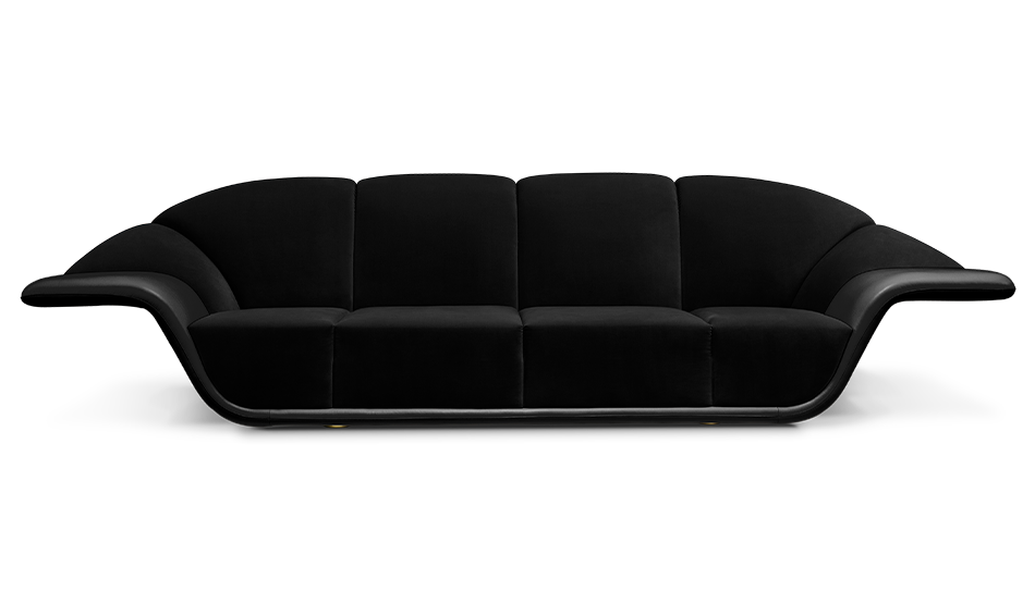 Klaus Black Sofa