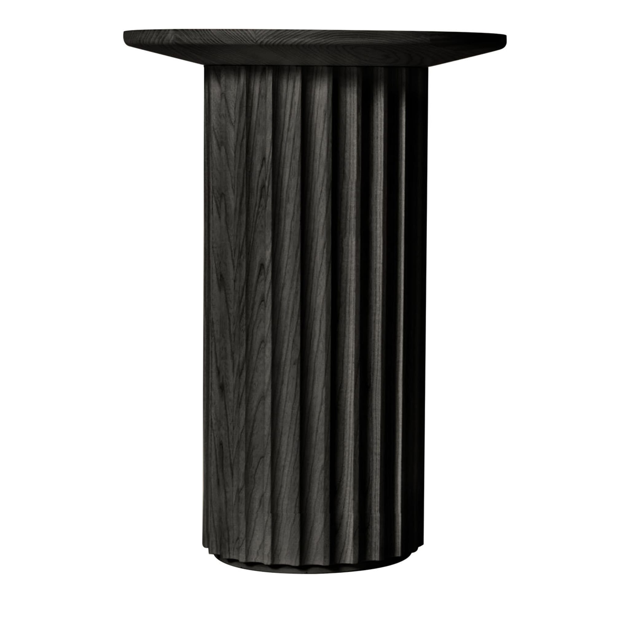 Capitello Black Contemporary Side Table