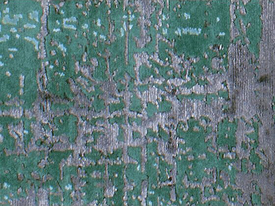 Faded Viscose / Wool Indian Handwoven Luxury Rug