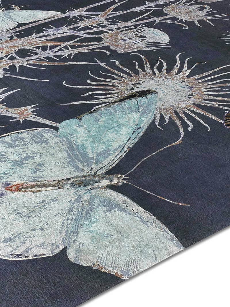 Butterfly Hand-Woven Exquisite Rug