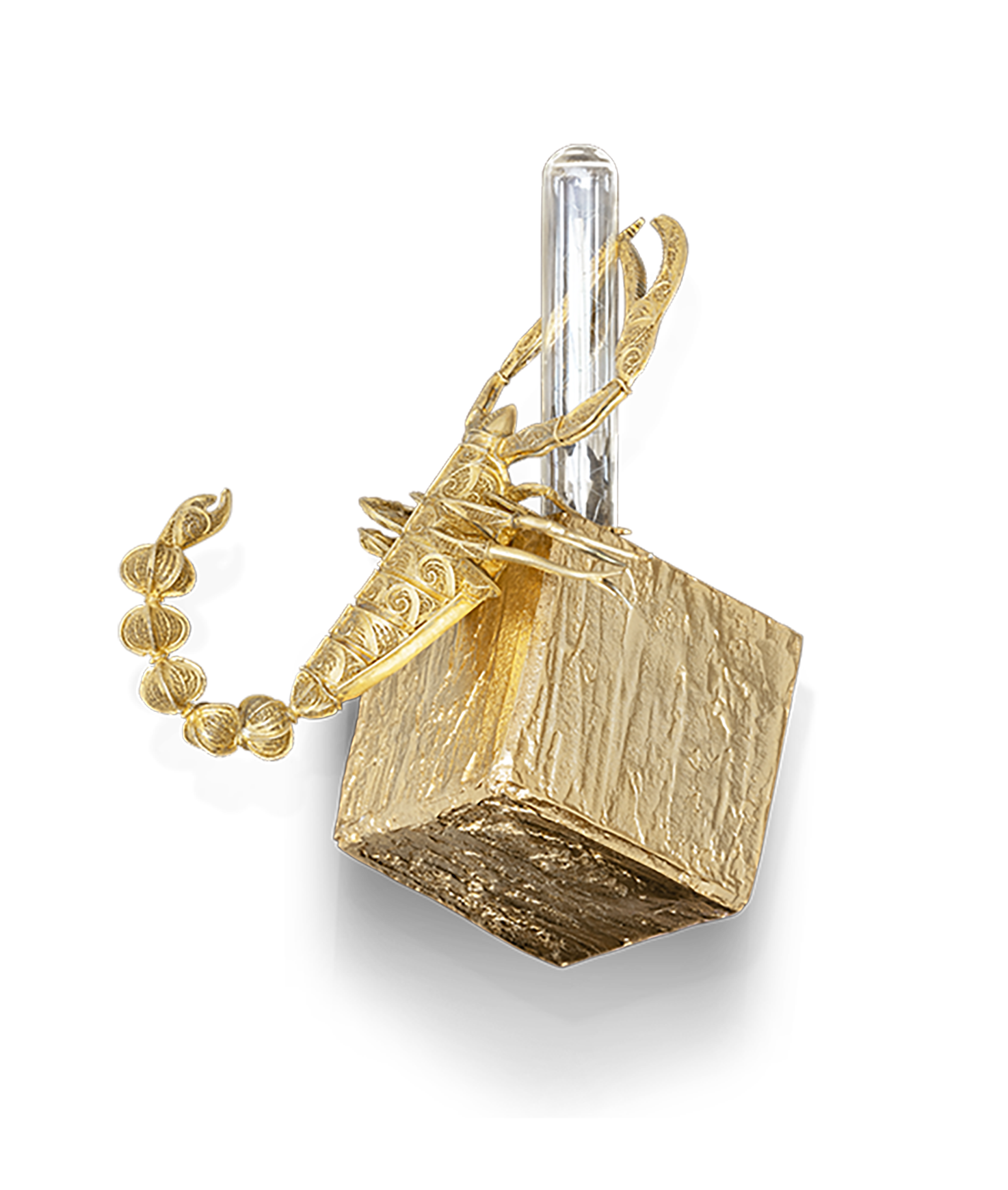 Aurora Filigree Scorpion Wall Lamp