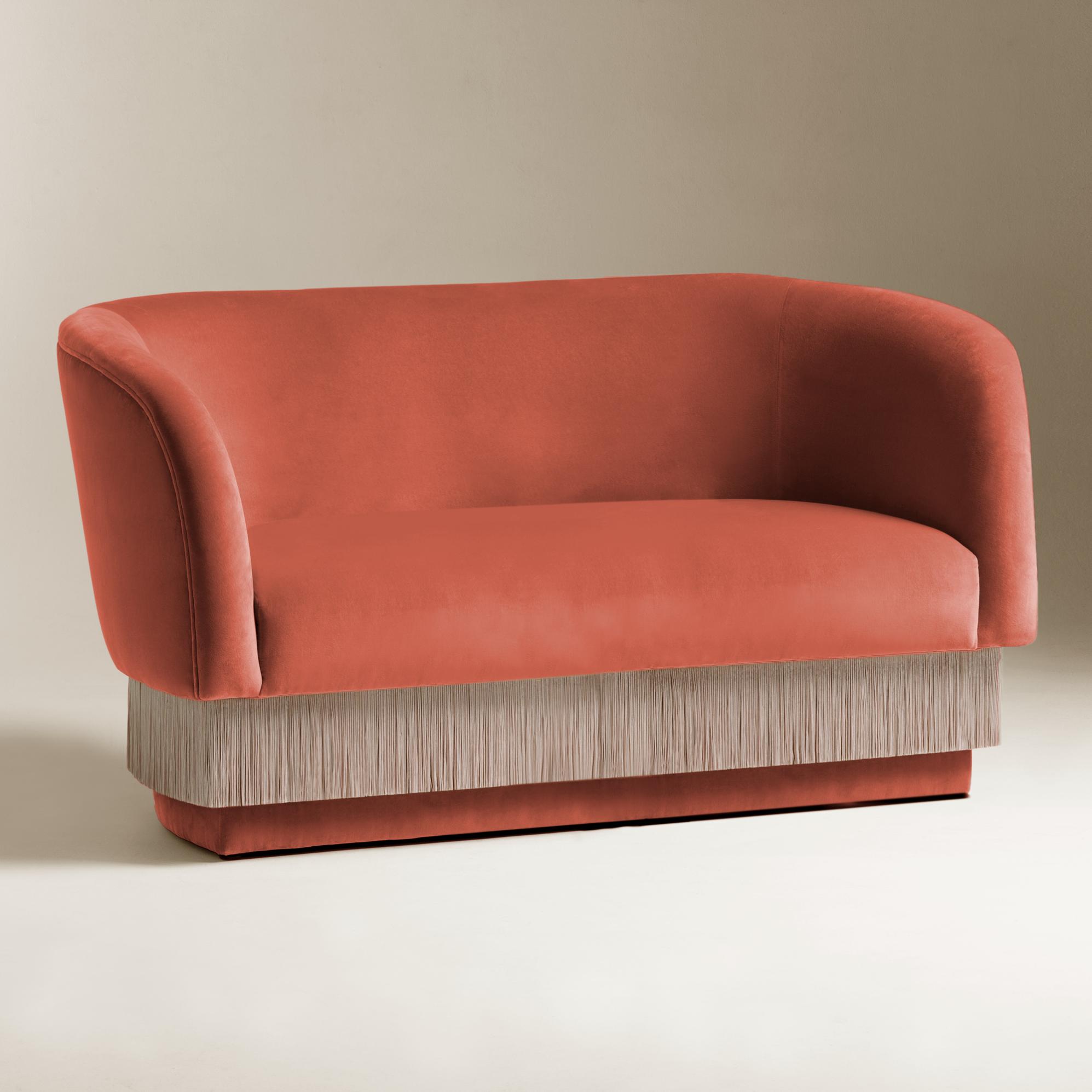 La Folie Red Sofa