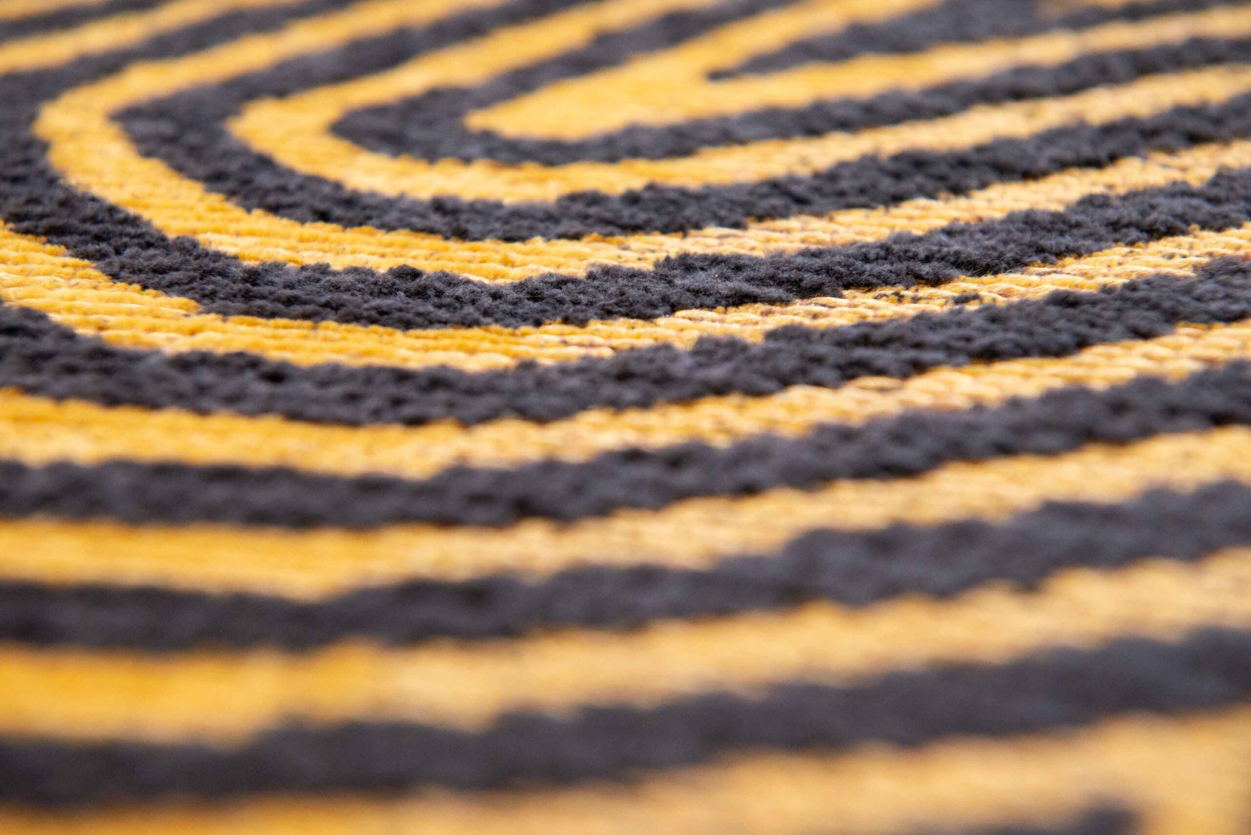 Black Gold Circle Rug | Size: Ø 240 cm