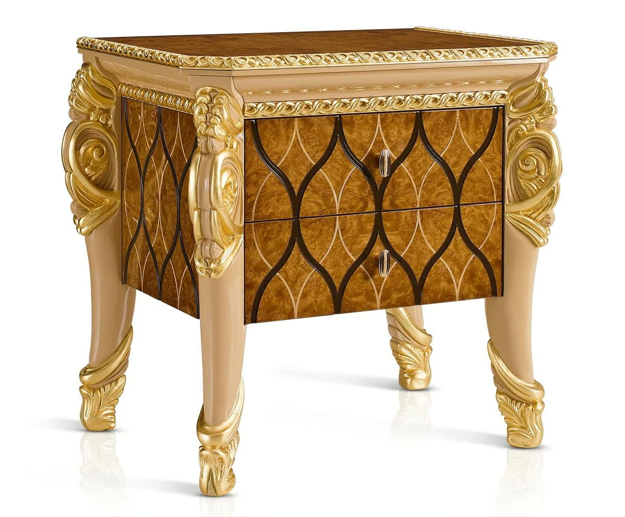 Handcrafted Luxury Italian Bedside Table