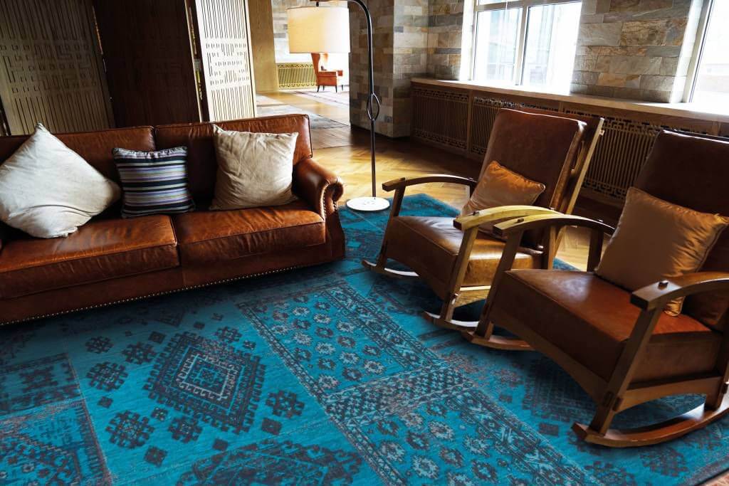 Blue Lagoon Rug by Louis de Poortere | Size: 170 x 240 cm