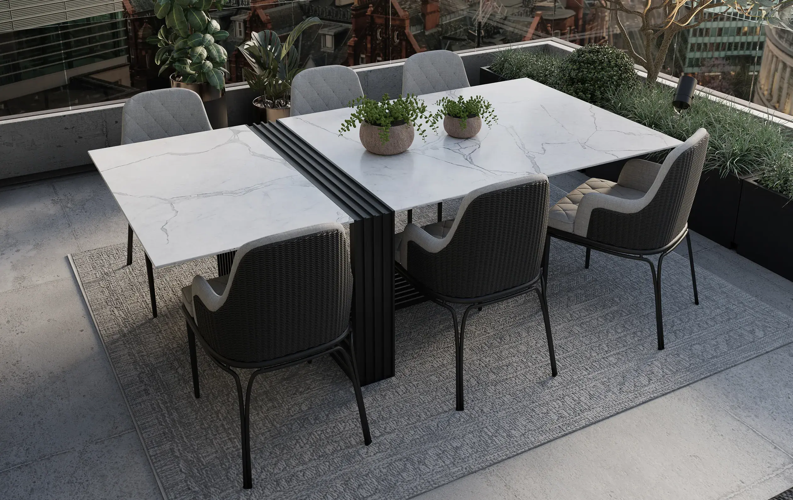 Royal Grey Dining Chair - 2