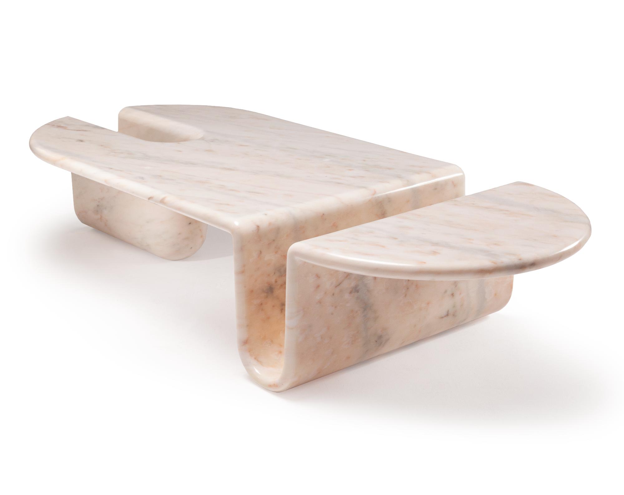 Bonnie & Clyde Marble Coffee Table
