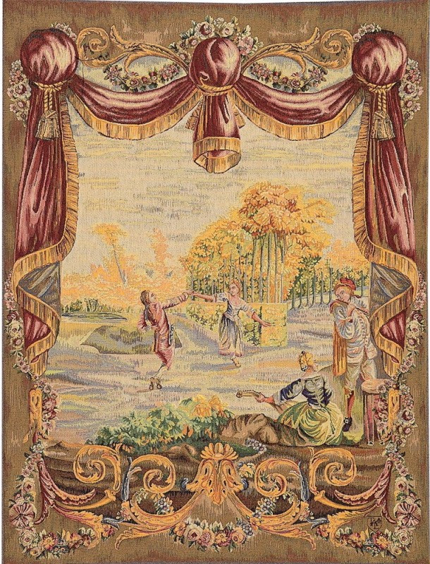 Dance in the Garden Woven Tapestry