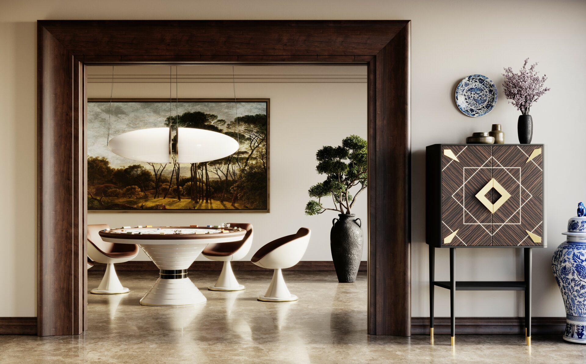 Shell Designer Swivel Chair