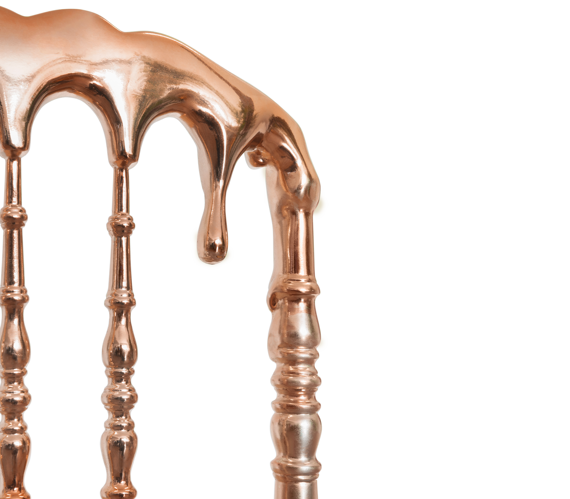 Empyrean Copper Accent Designer Chair
