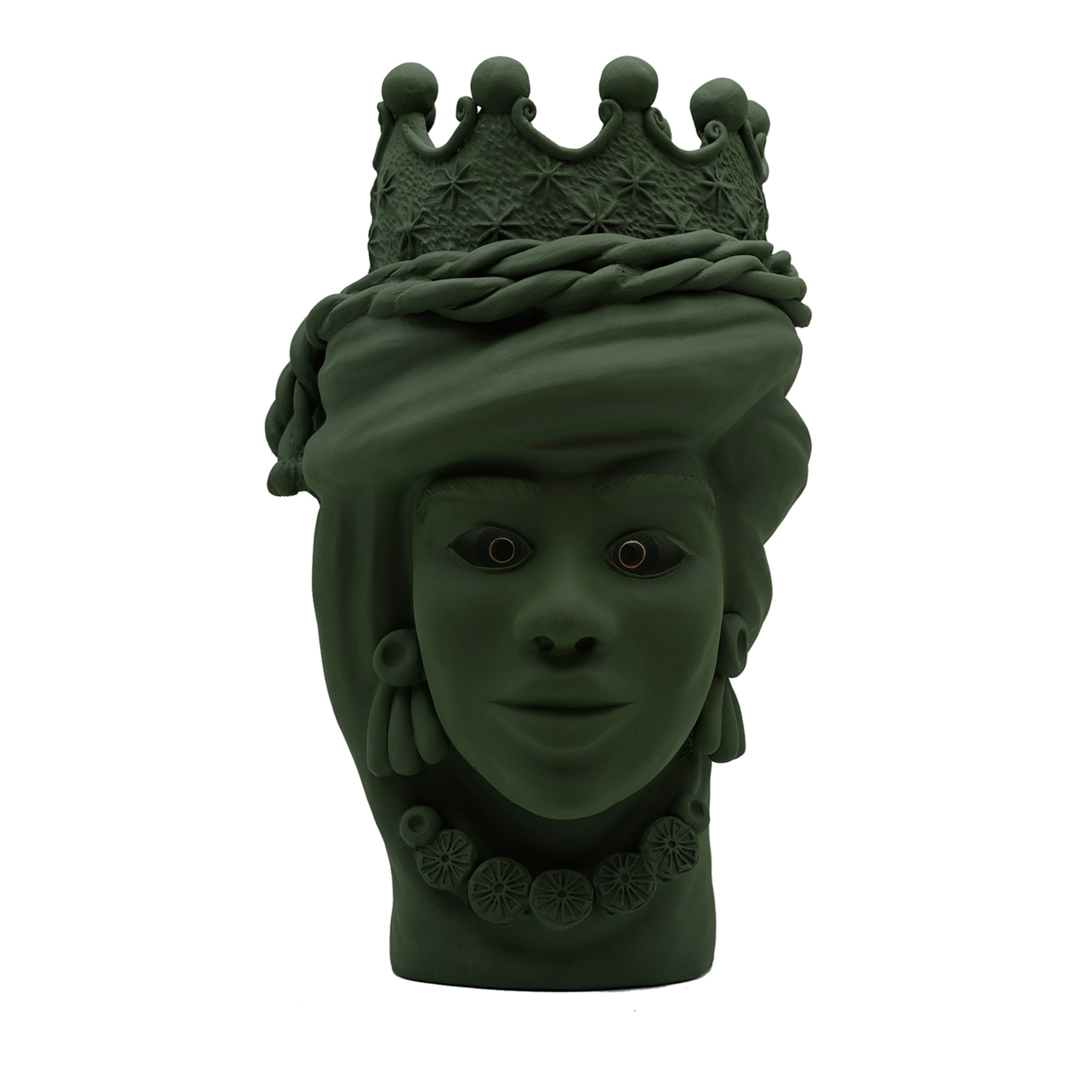 Verdant Green Artisan Sculpture