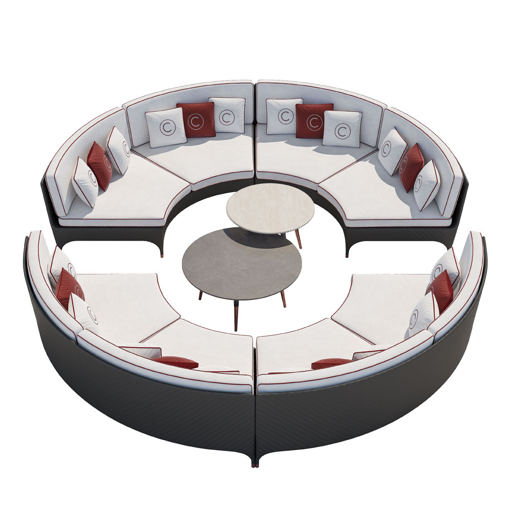Flexible Modular Sofa Configuration