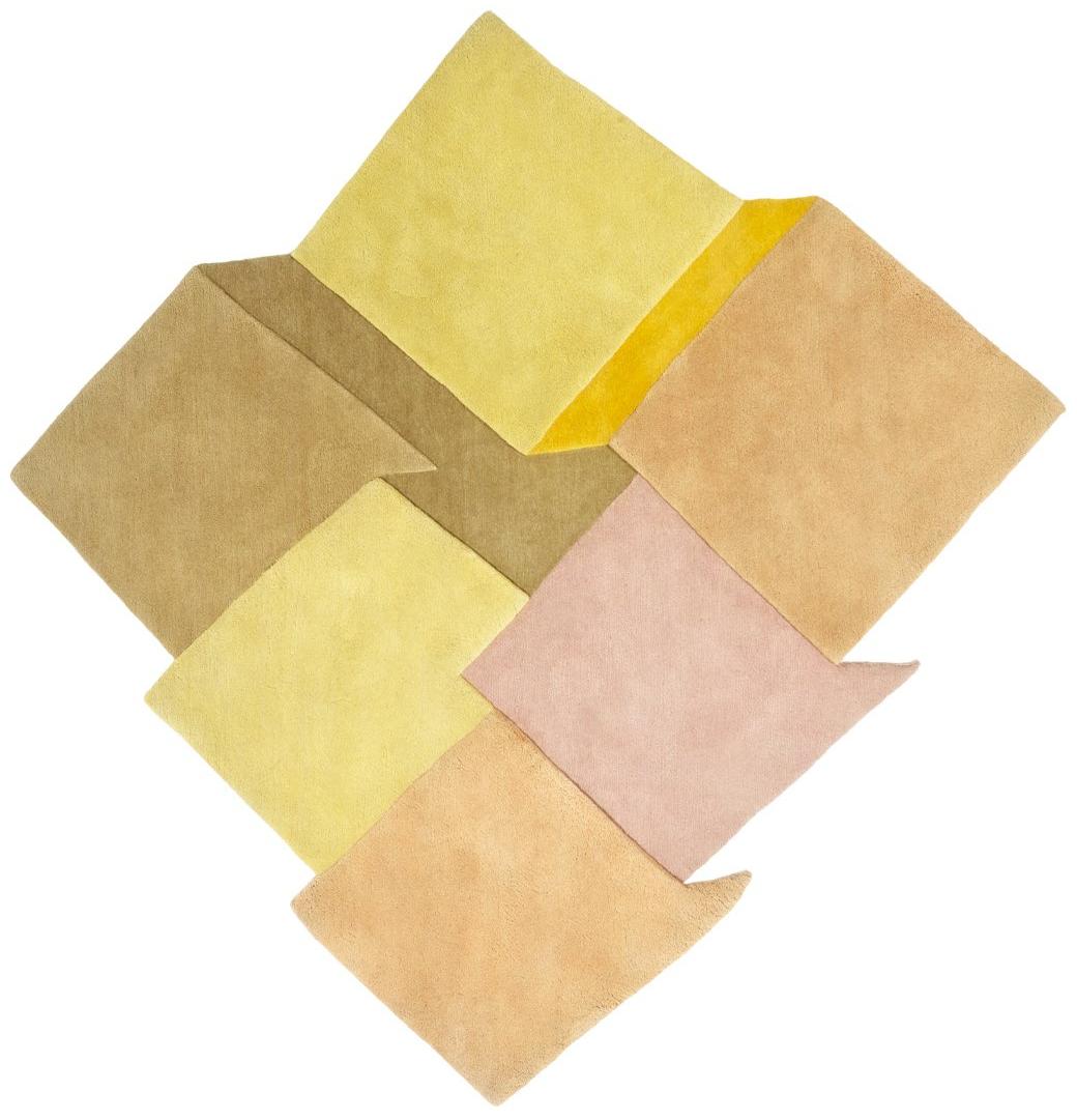 Higher And Higher Yellow Rug