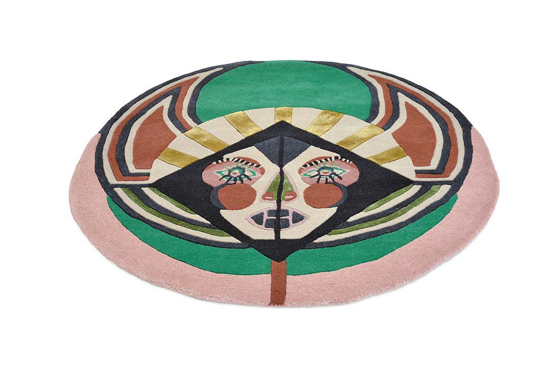 Zodiac Virgo Hand Woven Round Rug | Size: Ø 100 cm