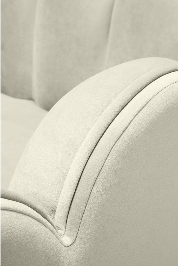 Fluffy Cloud Cream Sofa