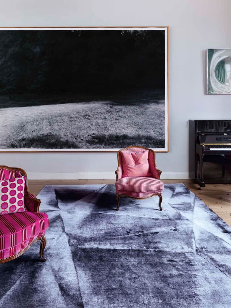 Charcoal Luxury Hand-Knotted Rug