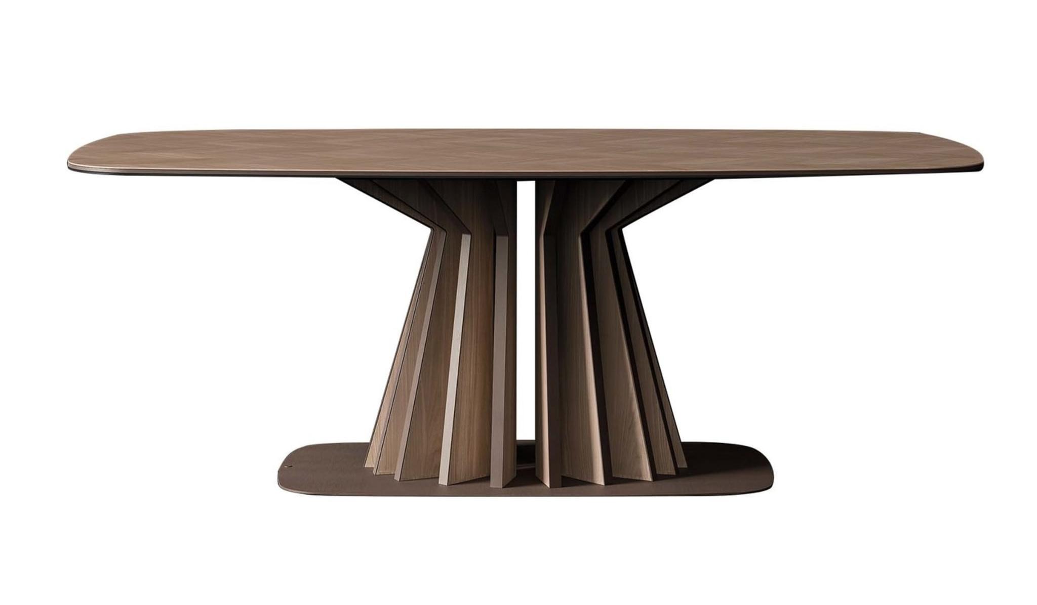 Modern Light Rectangular Dining Table | Dimensions: W 250 cm