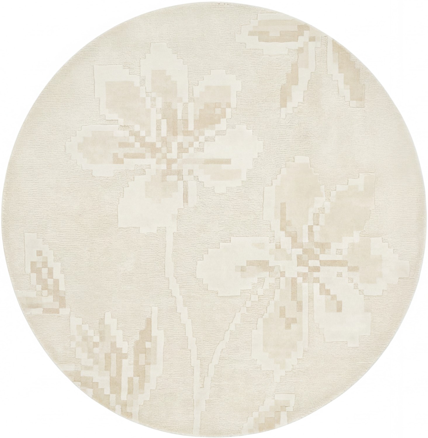 Ivory Rosette Signature Rug
