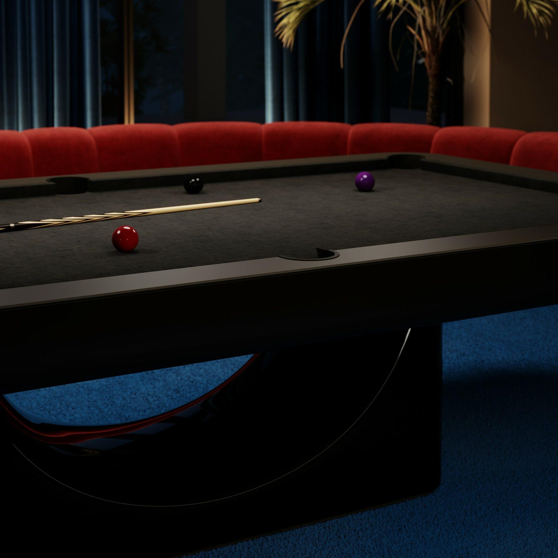 Mono Signature Pool Table