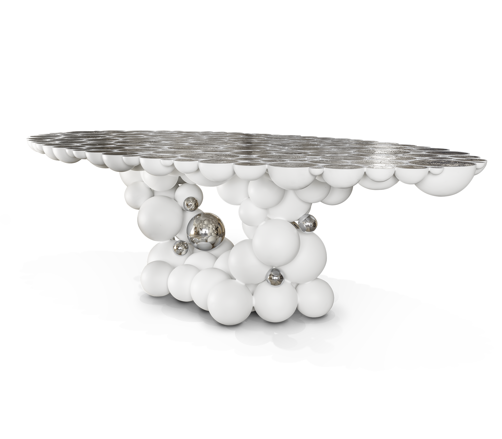 White Luxe Dining Table