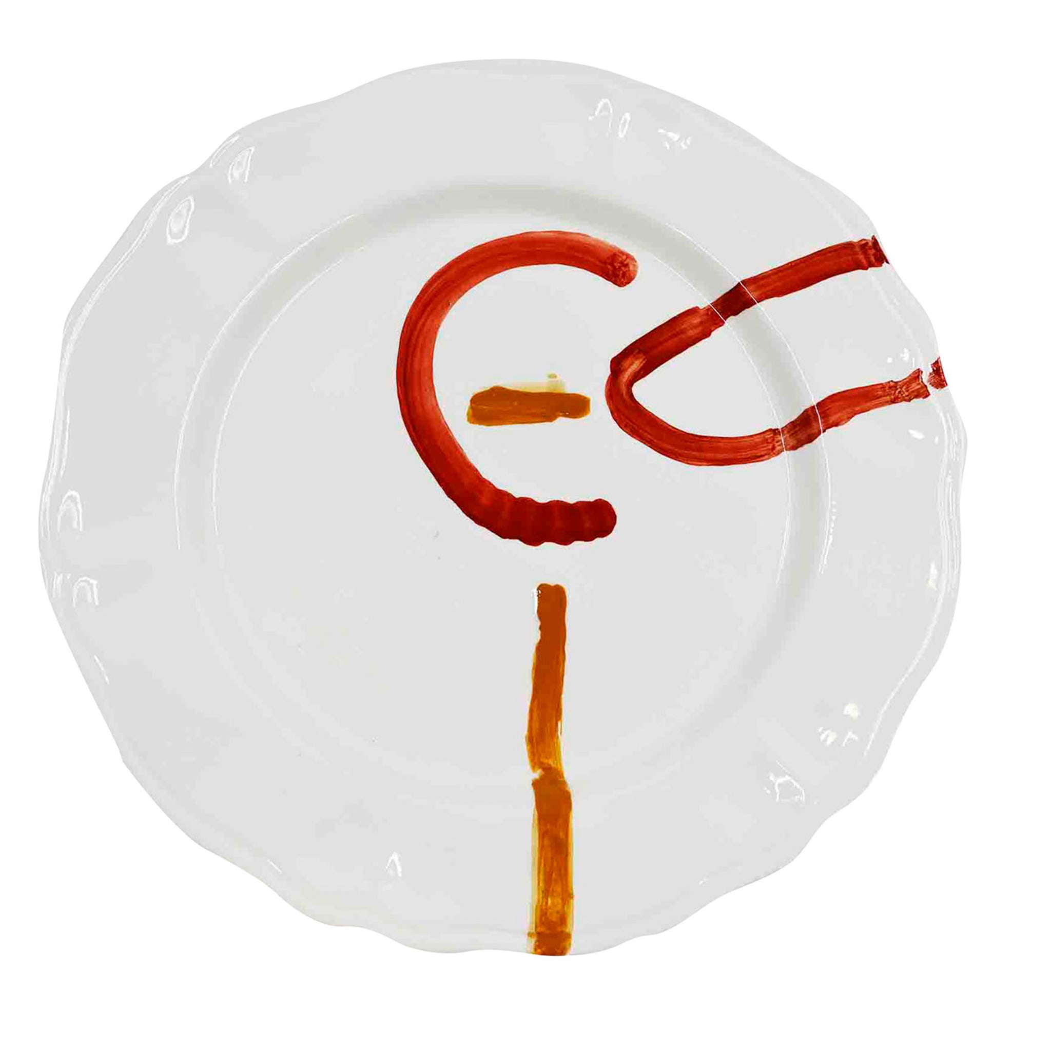 Artisanal Ceramic Plate Heritage Design