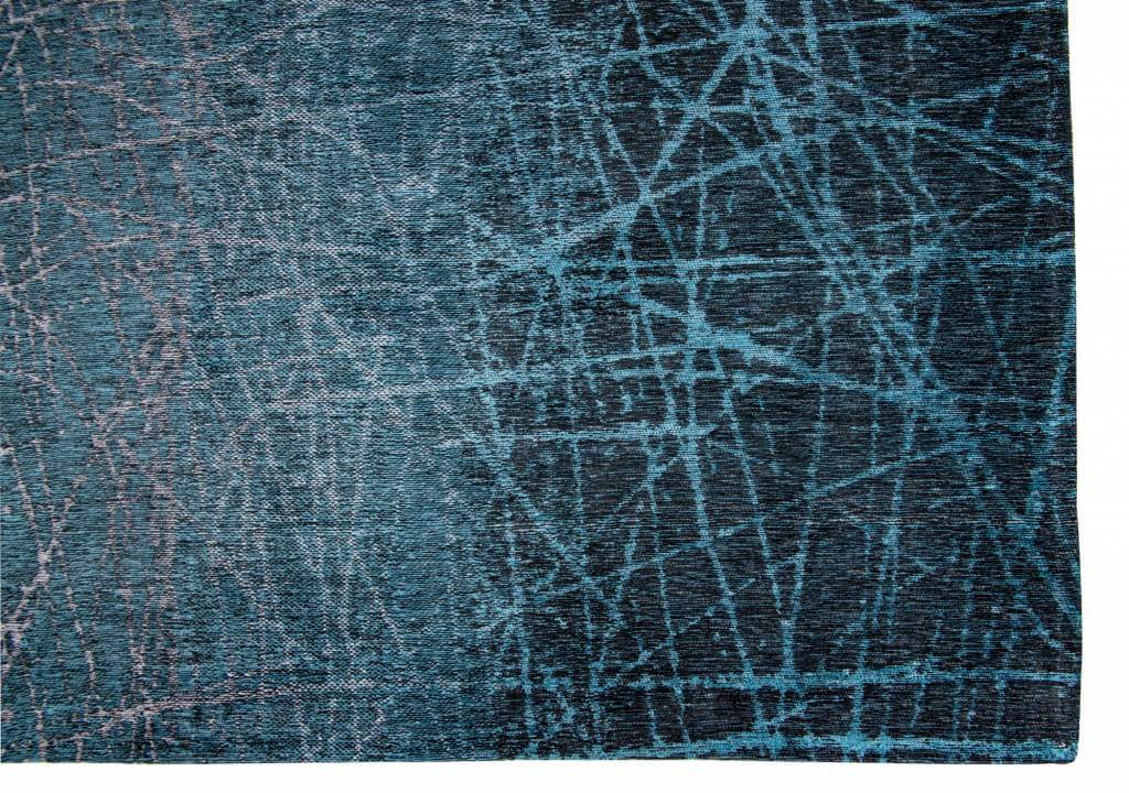 Gradient Turquoise Jacquard Rug ☞ Size: 230 x 330 cm