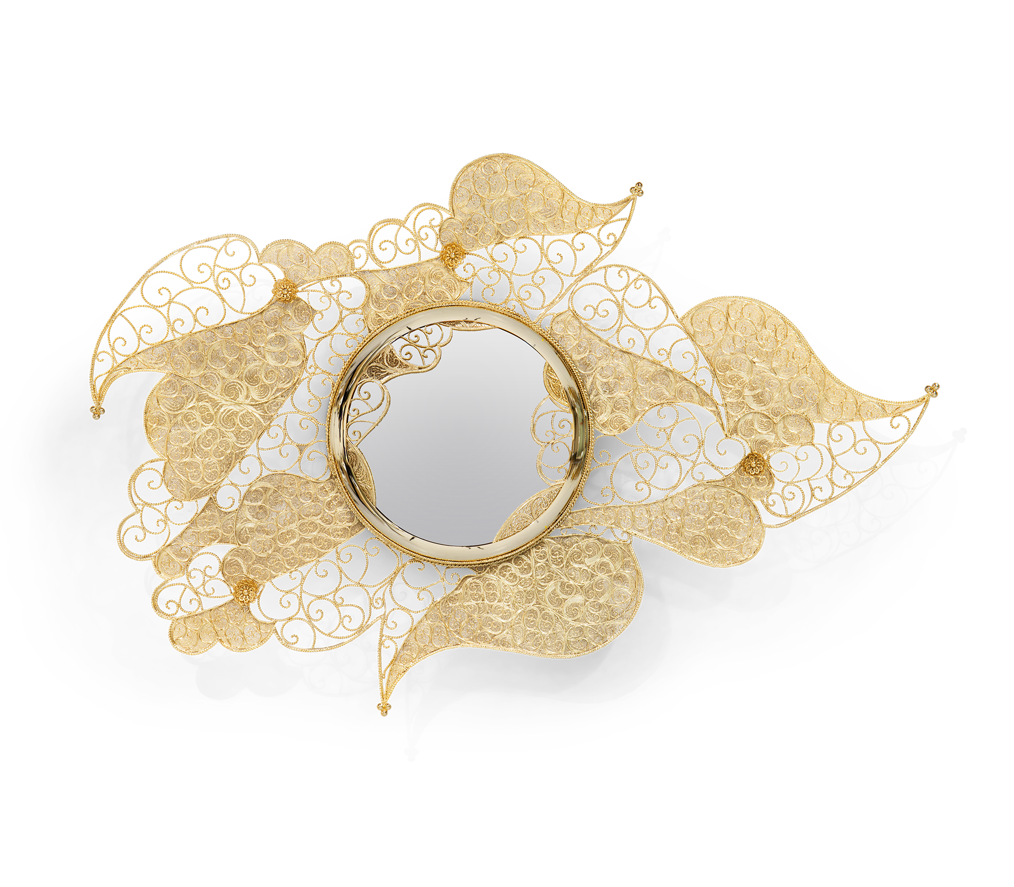 Ornate Filigree Designer Mirror
