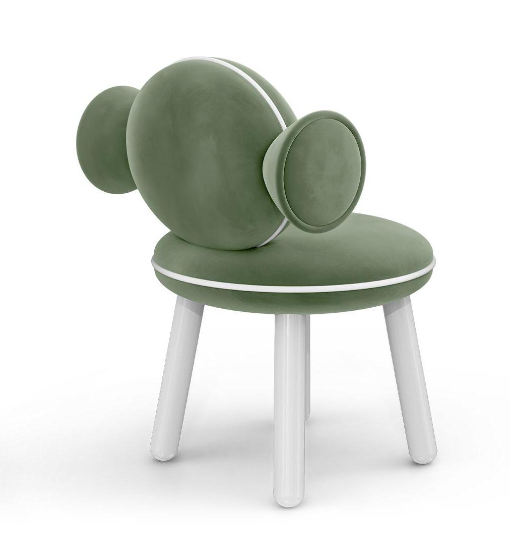 Lollipop Green Round Kids Chair