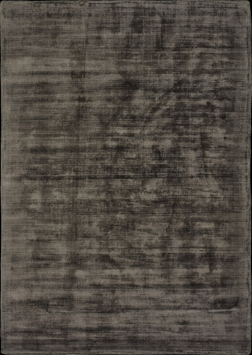 Plain / Brown Hand Woven Indian Rug Trendy Shiny 140
