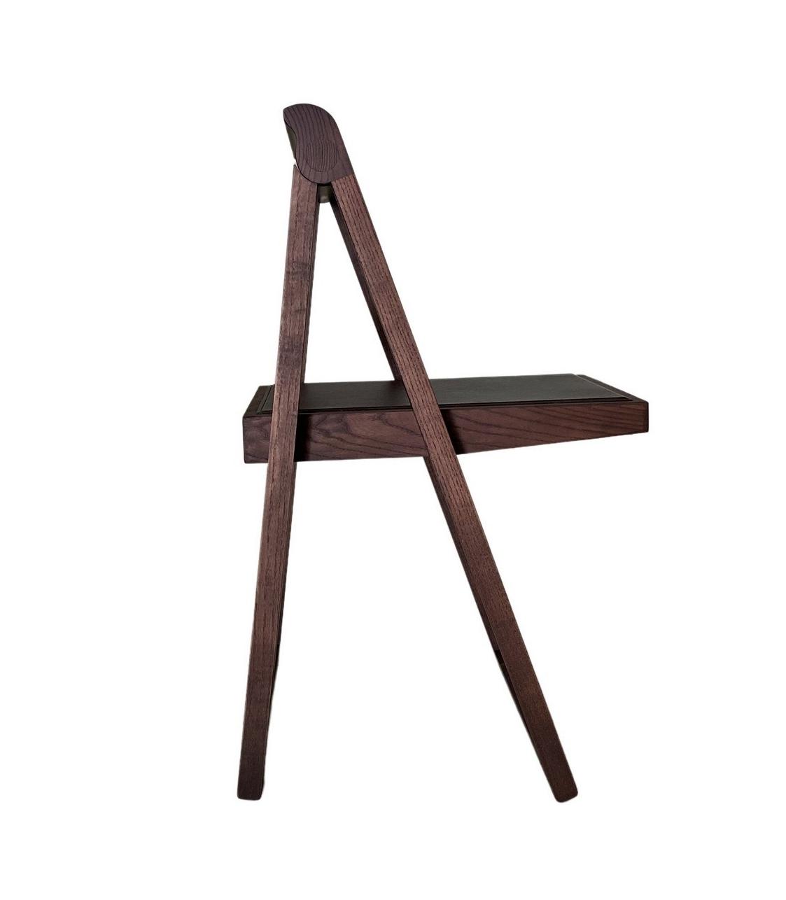 Ciak Dark Artisan Folding Chair