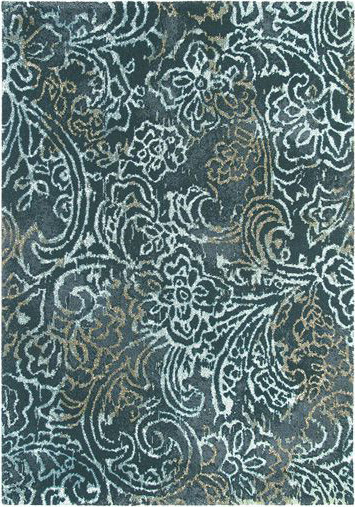 Hermitage Adore 22305 Black / White And Grey Rug ☞ Size: 140 x 200 cm