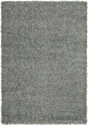 Wool Felt Shag Grey Rug Steel 78904