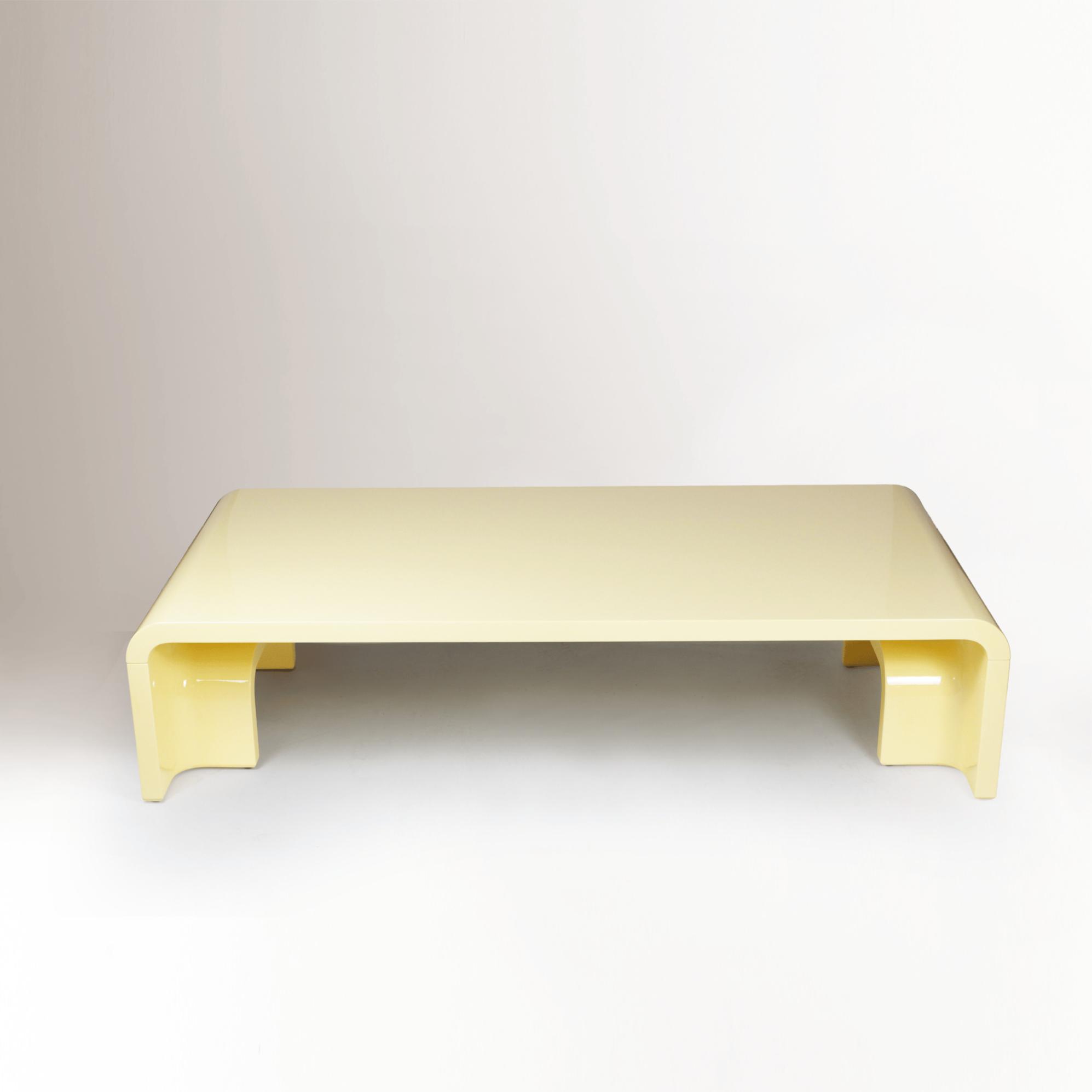 Pliè Yellow Coffee Table