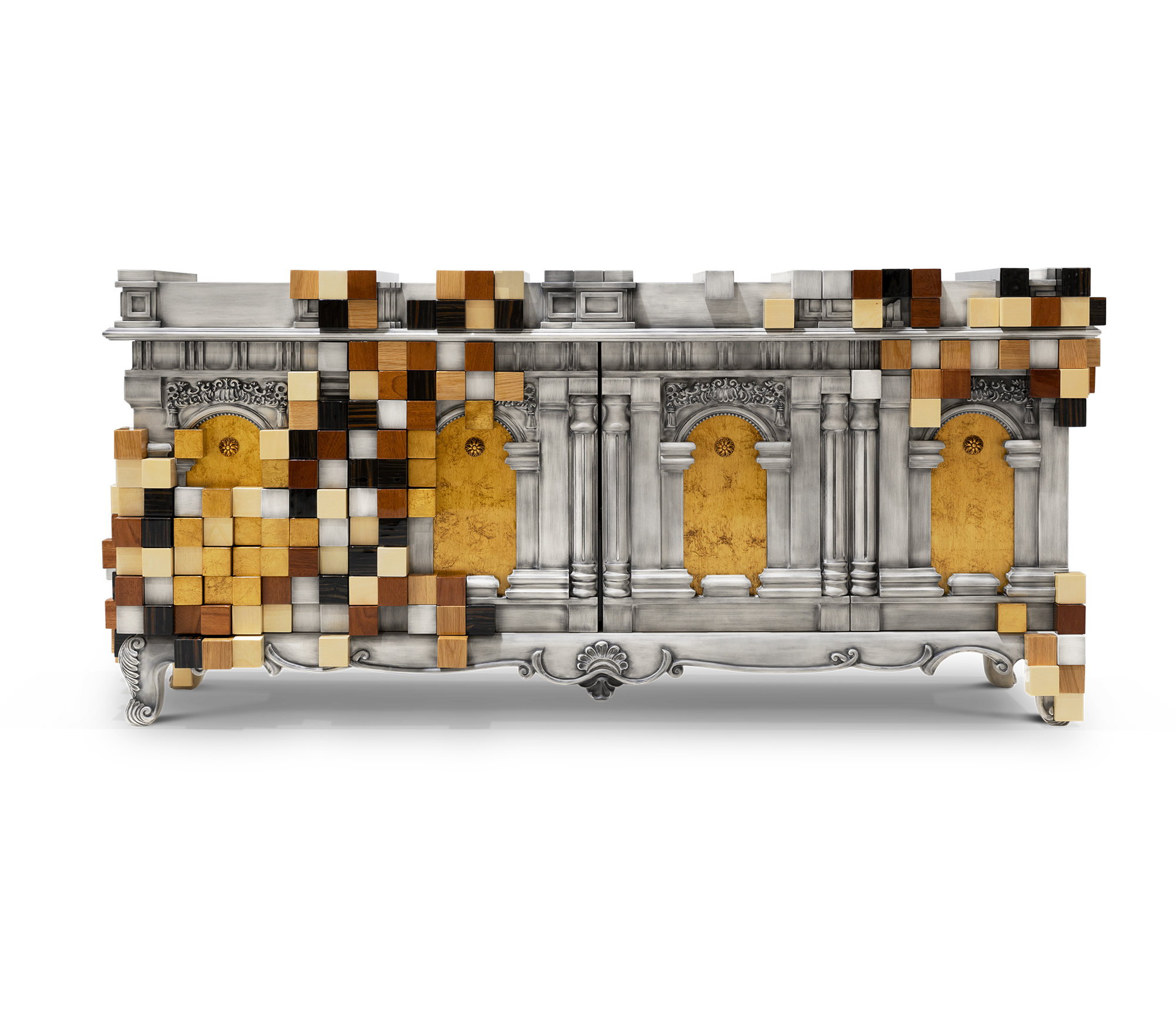 Trafalgar Gray Classic Sideboard