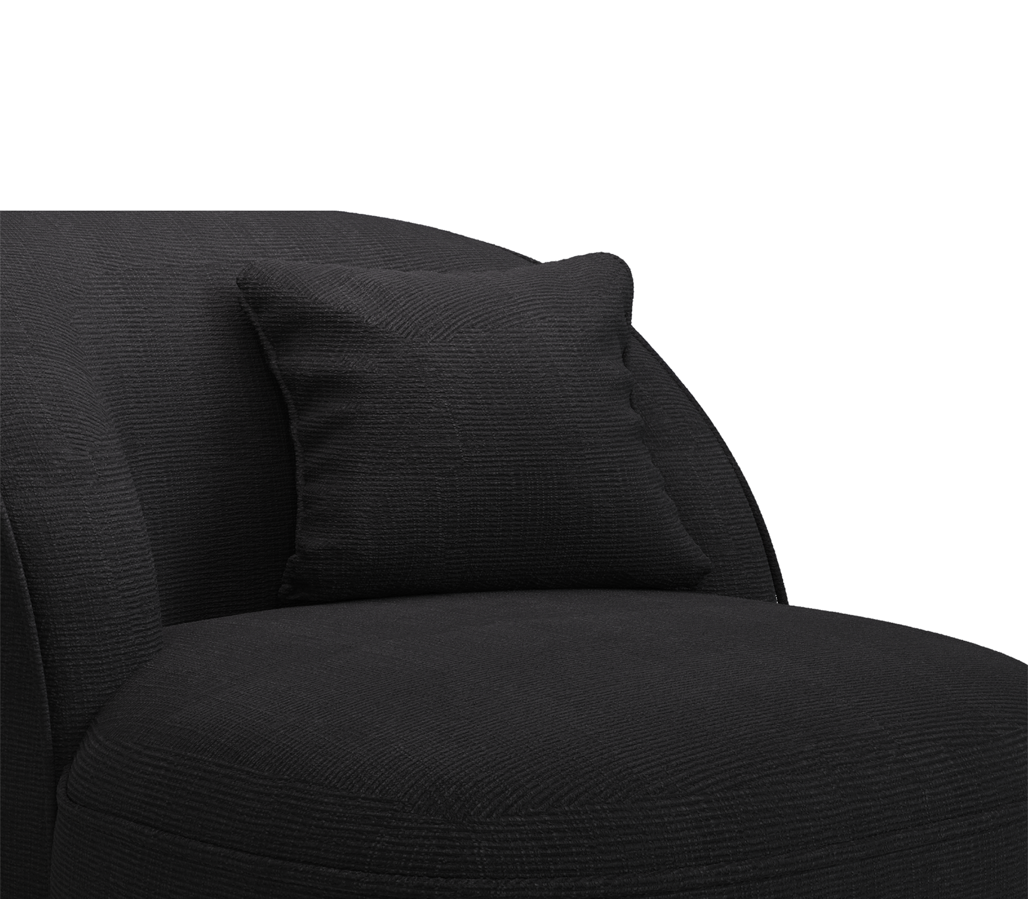 Angora Baltic Black Designer Armchair