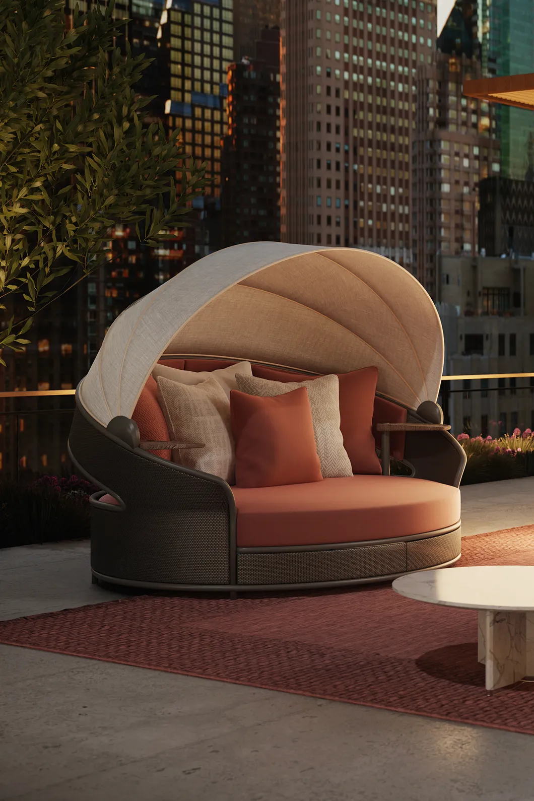 Diadem Grey Daybed