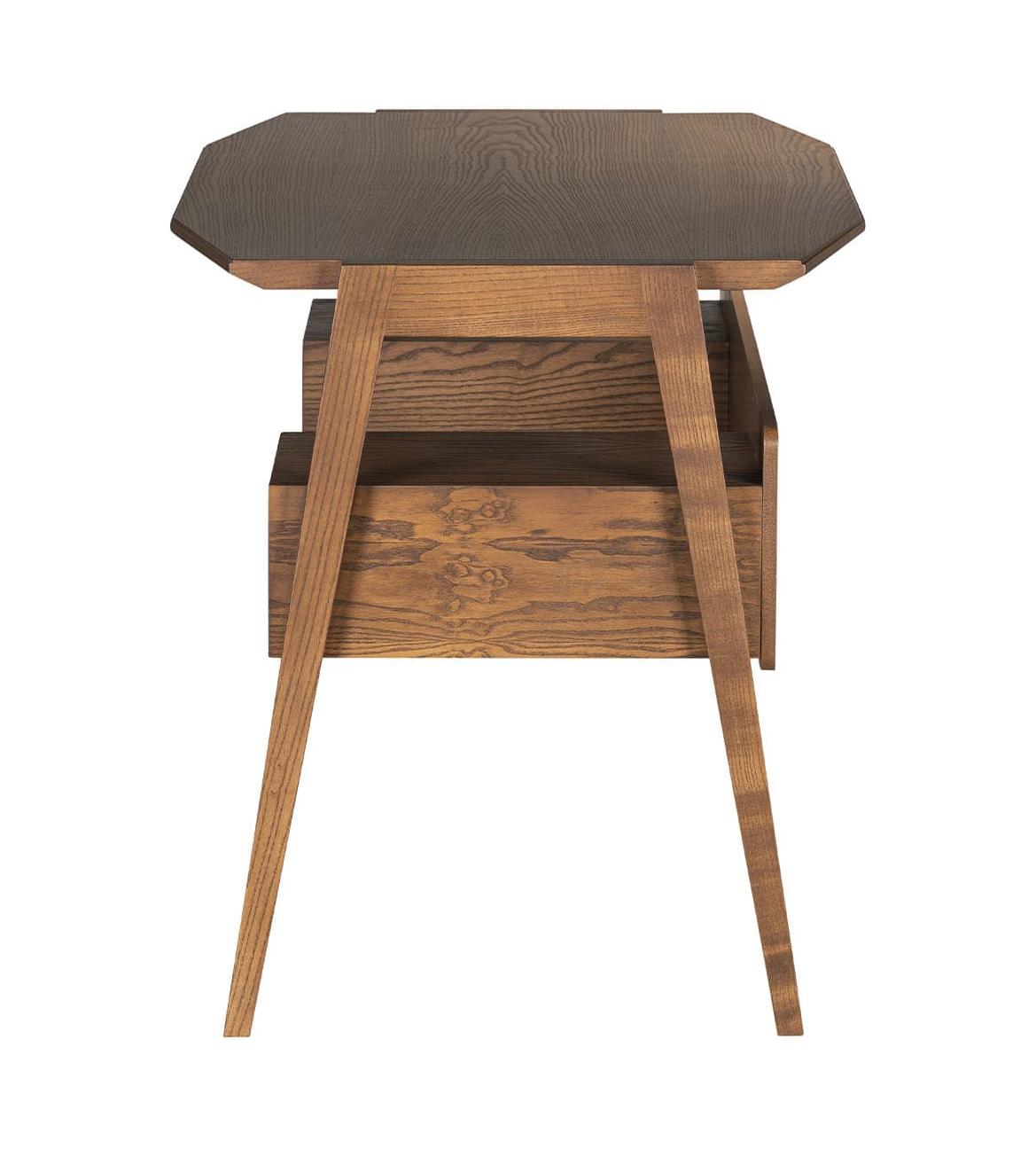 Eugenio Natural Walnut Handcrafted Writing Desk