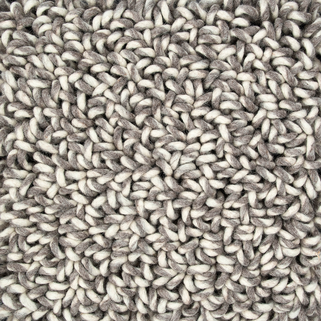Origin Loop Arctic Stone Felted Loop Rug | Size: 140 x 200 cm