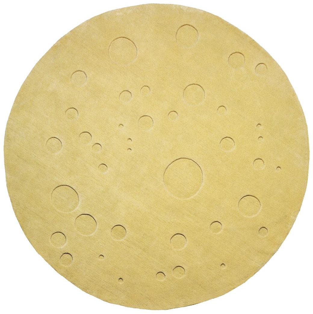 Moon Round Wool Rug