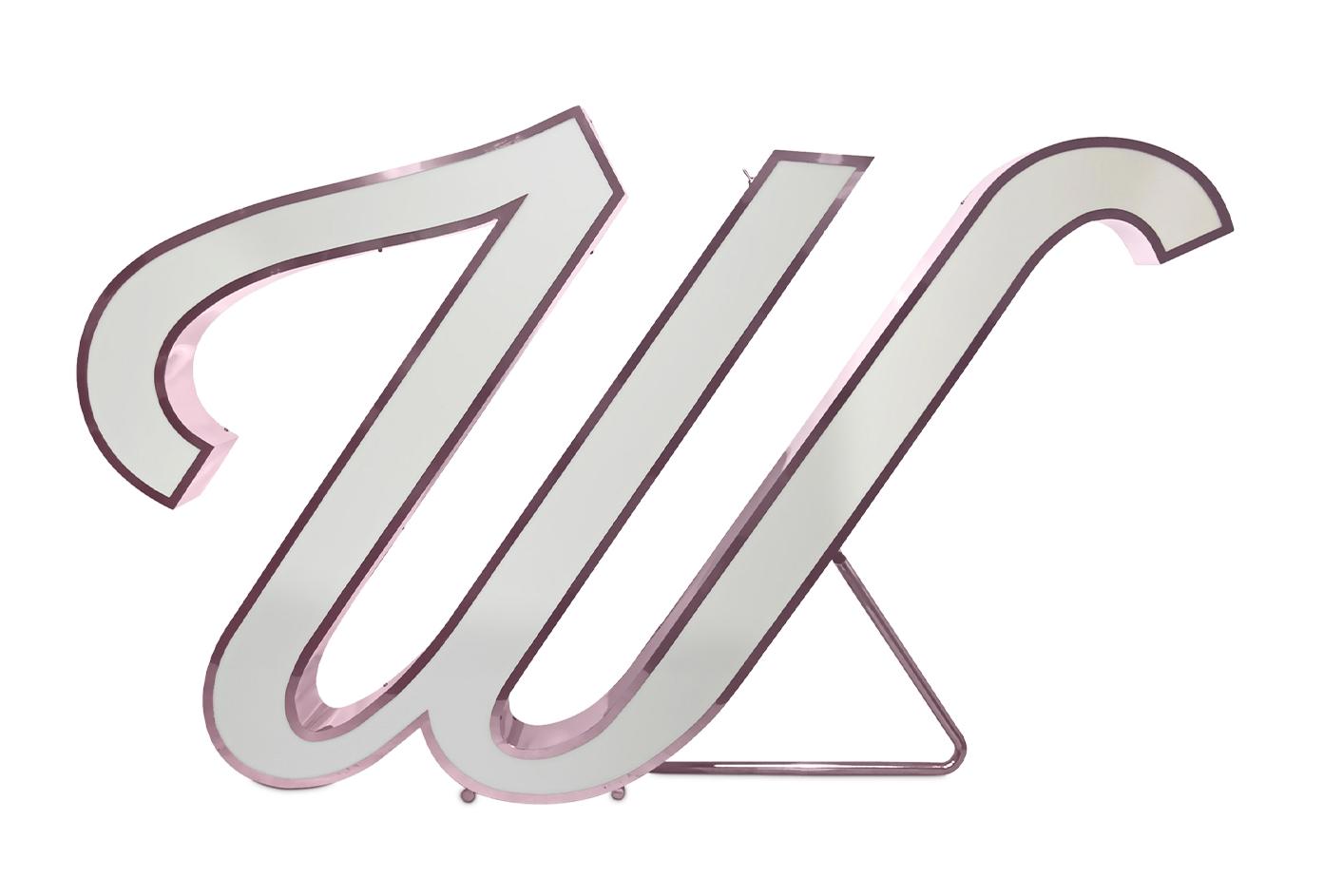 Wondrous Enchanting Letter W 