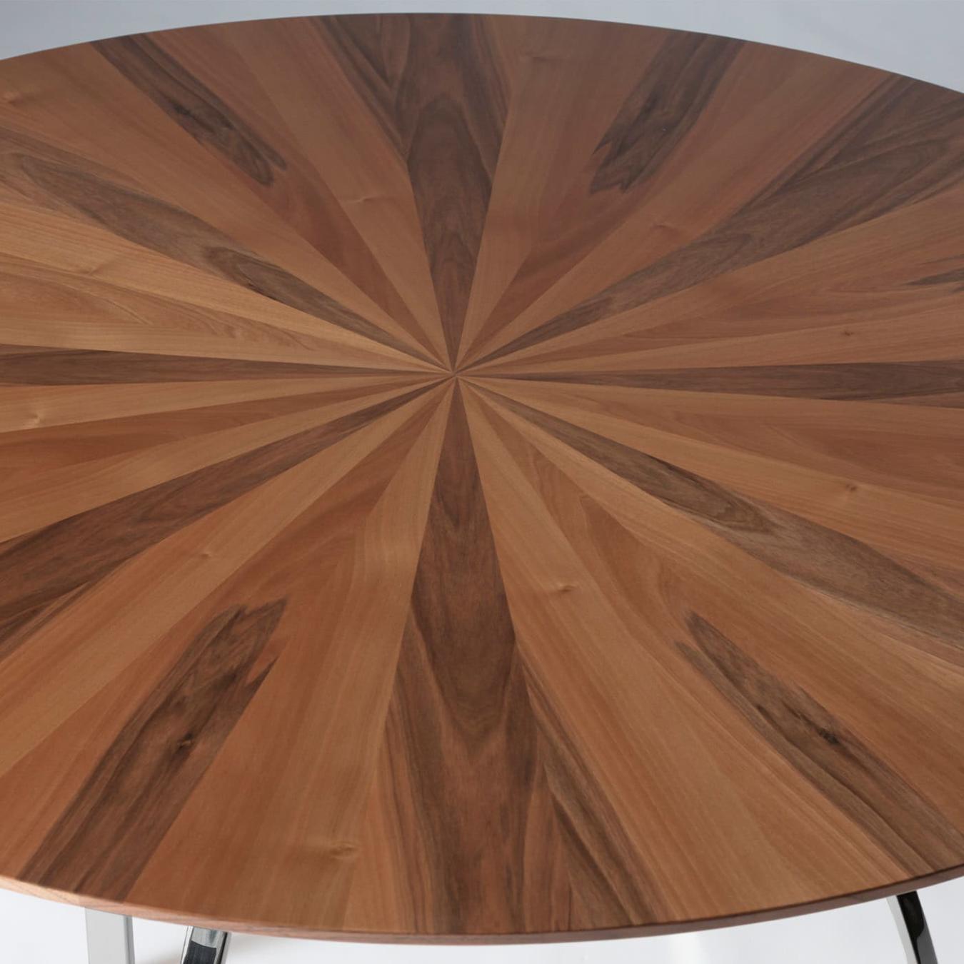 Round Wooden Dining Table