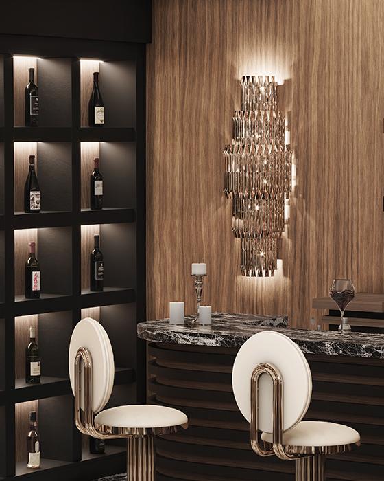 Kiera Round Bar Stool - 1