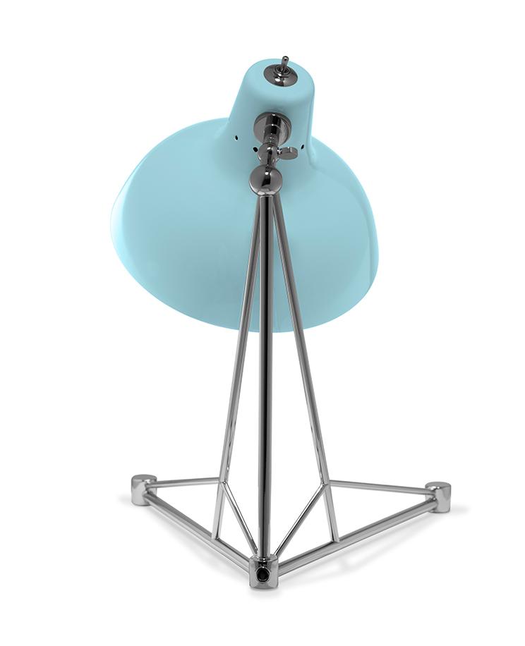 Celestia Blue Modern Desk Lamp
