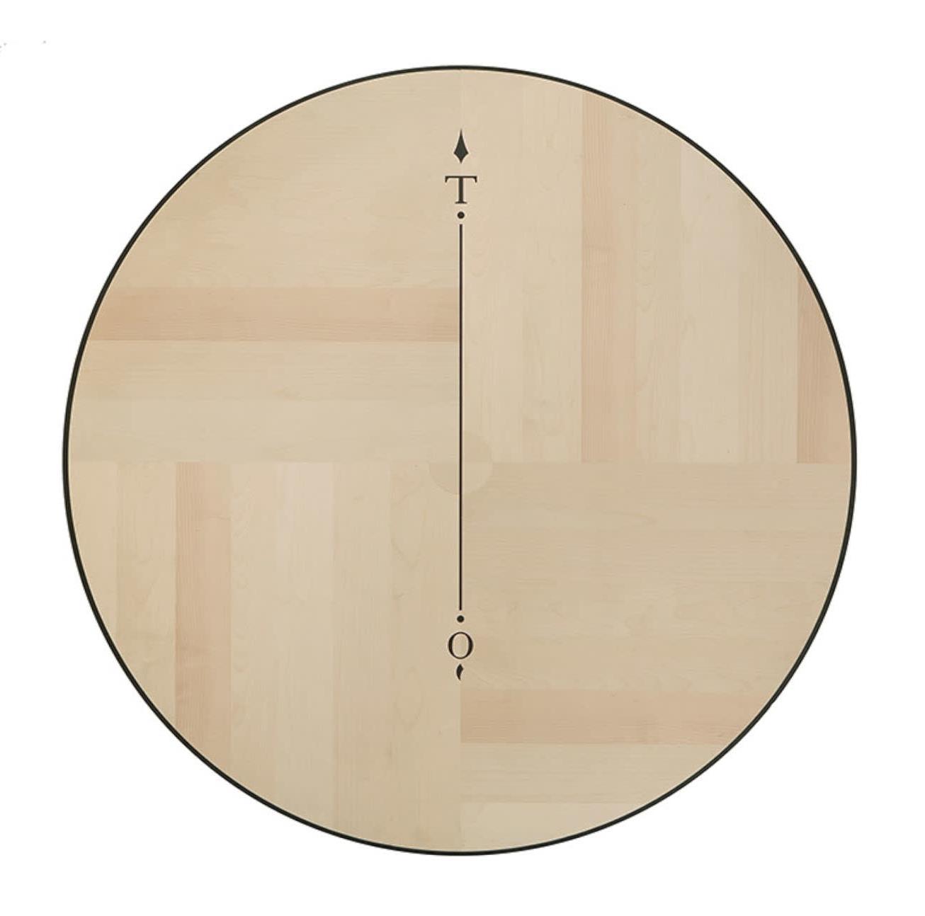 Nord Sud Round Natural Handcrafted Dining Table